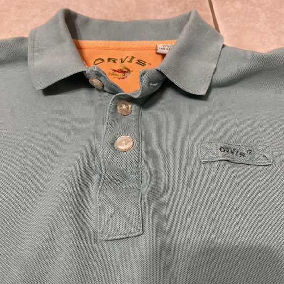 Orvis Other - Orvis Men’s Medium Green Outdoor Fishing Cotton Short Sleeve Polo Shirt